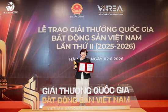 Dragon Ocean Đồ Sơn được vinh danh “Điểm đến mới nổi có sức hấp dẫn hàng đầu năm 2025” – Khẳng định hành trình kiến tạo điểm đến đẳng cấp